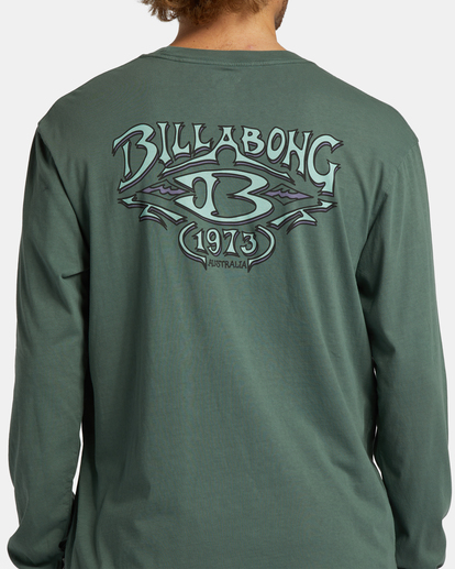 3 Heritage Wave Washed Long Sleeve T-Shirt Yellow ABYZT01600 Billabong
