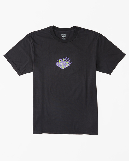 4 Theme Diamond T-Shirt Black ABYZT01710 Billabong