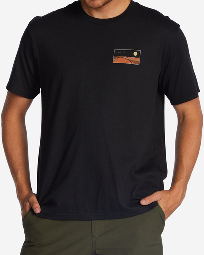 2 A/Div Sands Short Sleeve T-Shirt Black ABYZT01729 Billabong
