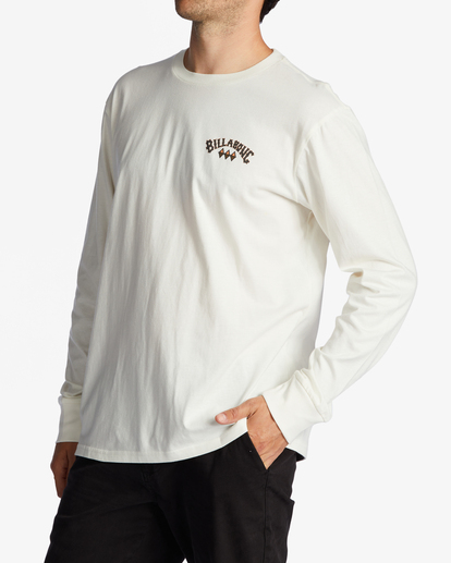 3 A/div Arch Long Sleeve T-Shirt White ABYZT01733 Billabong