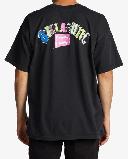 2 Arch OG Short Sleeve Wave Washed T-Shirt Black ABYZT01736 Billabong