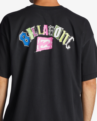 3 Arch OG Short Sleeve Wave Washed T-Shirt Black ABYZT01736 Billabong