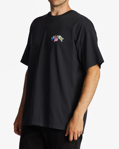 1 Arch OG Short Sleeve Wave Washed T-Shirt Black ABYZT01736 Billabong