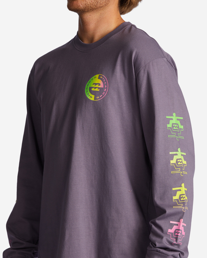 4 Contrast OG Long Sleeve T-Shirt Purple ABYZT01742 Billabong