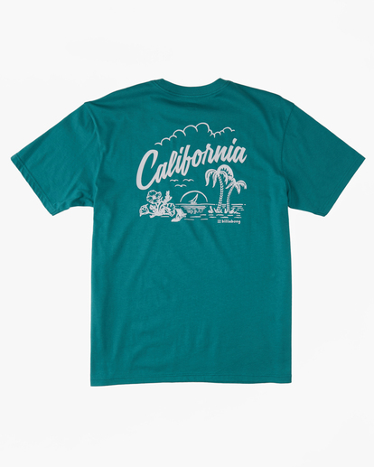 5 CA Greeter T-Shirt Green ABYZT01758 Billabong