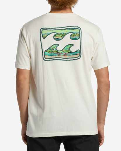2 Crayon Wave T-Shirt White ABYZT01859 Billabong