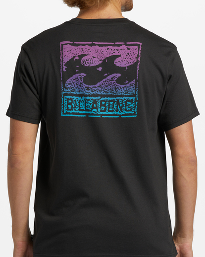 4 Crayon Wave T-Shirt Black ABYZT01859 Billabong