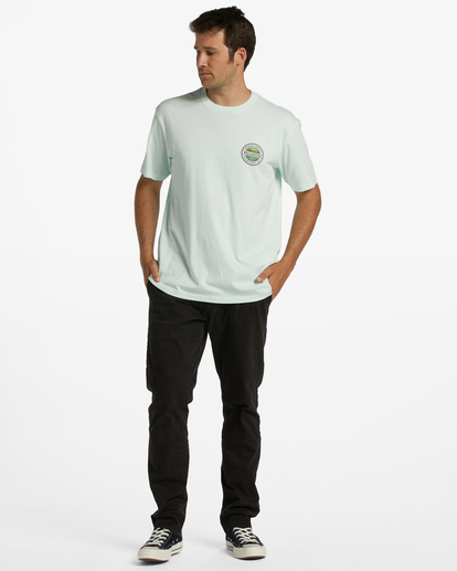 0 Rotor - T-Shirt voor Heren Blue ABYZT01863 Billabong