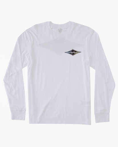 6 Crayon Wave - Camisola de manga comprida para Homem Branco ABYZT01884 Billabong