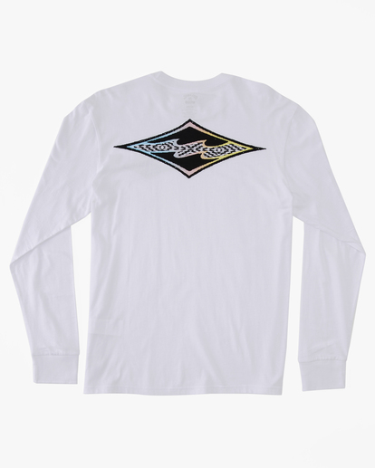 5 Crayon Wave - Camisola de manga comprida para Homem Branco ABYZT01884 Billabong