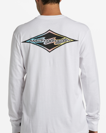 4 Crayon Wave - Camisola de manga comprida para Homem Branco ABYZT01884 Billabong
