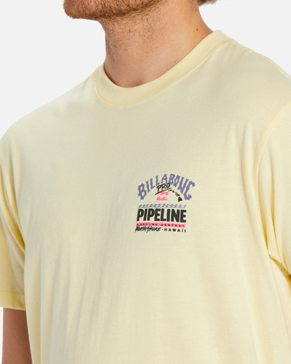 3 Pro Pipeline Short Sleeve T-Shirt Yellow ABYZT01906 Billabong