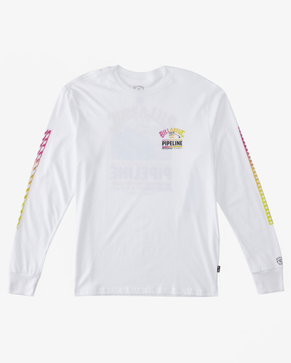 4 Pro Pipeline Poster Long Sleeve T-Shirt White ABYZT01908 Billabong