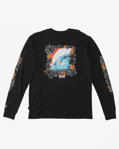 5 Pipeline Floral - Longsleeve für Männer Schwarz ABYZT01909 Billabong