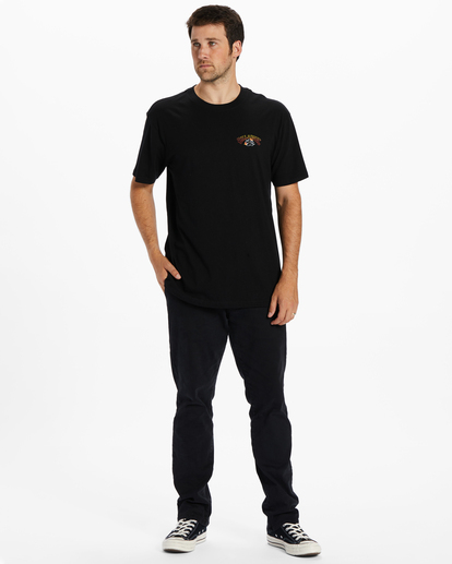 1 Kamea Lava Arch - T-Shirt voor Heren Black ABYZT01917 Billabong