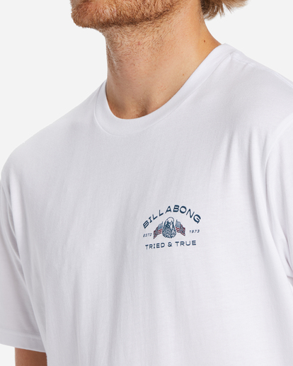 3 One Nation T-Shirt White ABYZT01937 Billabong