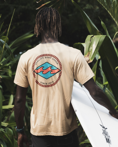 0 Rotor Diamond - T-Shirt for Men Yellow ABYZT01950 Billabong