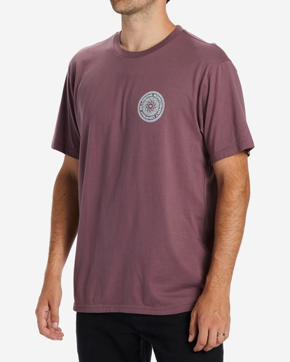 3 Praise - T-Shirt voor Heren Purple ABYZT01954 Billabong