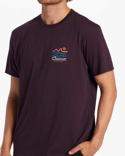 3 Peak T-Shirt Purple ABYZT01962 Billabong