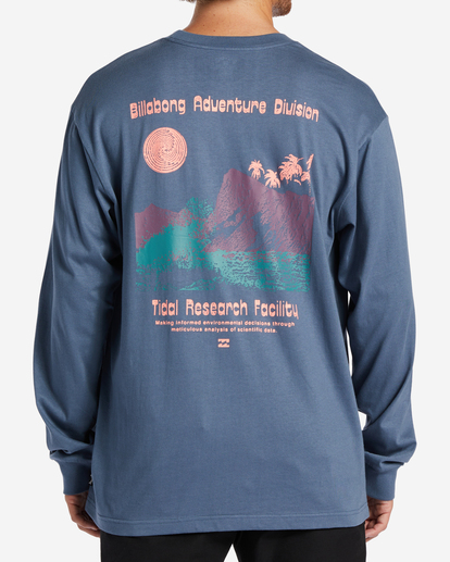 4 Tidal Research - Longsleeve für Männer Blau ABYZT01991 Billabong