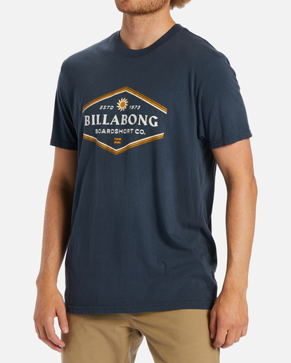 1 Walled Short Sleeve T-Shirt Blue ABYZT02025 Billabong