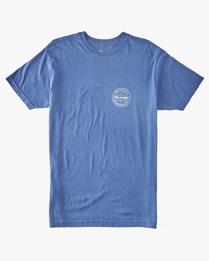 1 Rotor Rooster T-Shirt Blue ABYZT02040 Billabong
