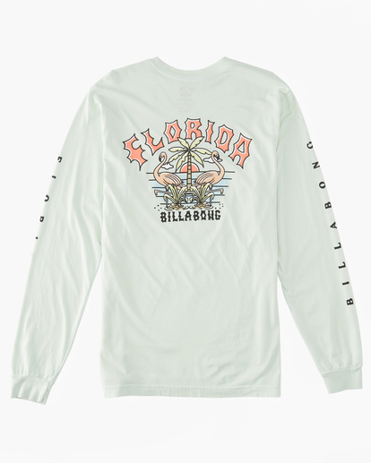 0 Flamingo Arch T-Shirt Blue ABYZT02044 Billabong