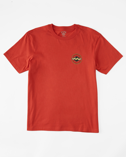 5 Rotor Diamond Short Sleeve T-Shirt Orange ABYZT02200 Billabong