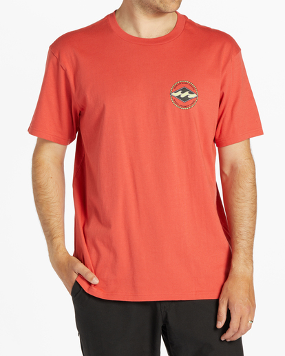 0 Rotor Diamond Short Sleeve T-Shirt Orange ABYZT02200 Billabong