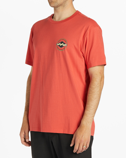 1 Rotor Diamond Short Sleeve T-Shirt Orange ABYZT02200 Billabong