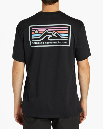 2 Length Short Sleeve T-Shirt Black ABYZT02219 Billabong
