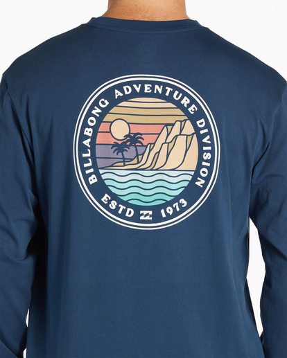3 Rockies Long Sleeve T-Shirt Blue ABYZT02223 Billabong