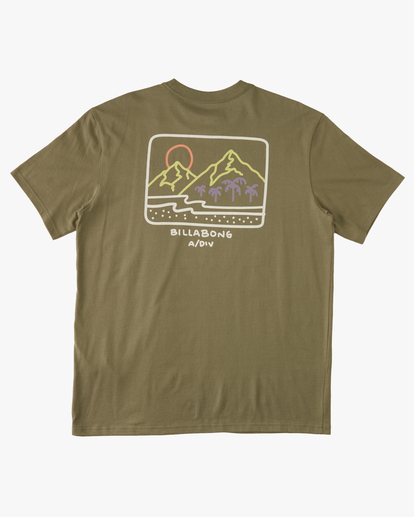 6 Shine - T-shirt pour Homme Vert ABYZT02224 Billabong