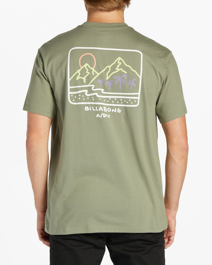 2 Shine - T-shirt pour Homme Vert ABYZT02224 Billabong