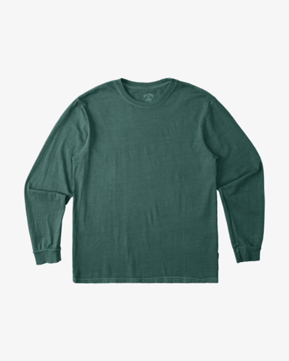 0 Essential Wave Washed Long Sleeve T-Shirt Green ABYZT02244 Billabong