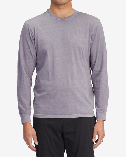 0 Essential Wave Washed Long Sleeve T-Shirt Purple ABYZT02244 Billabong