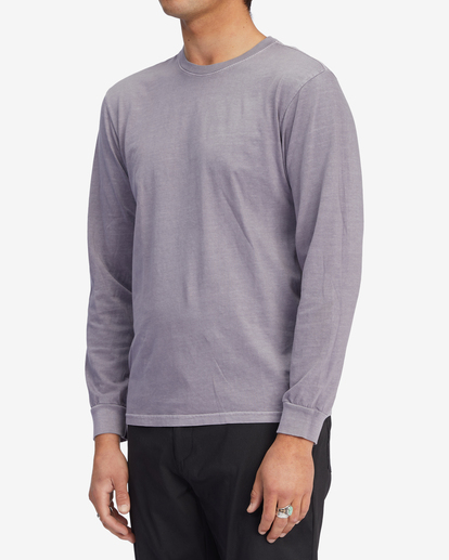 1 Essential Wave Washed Long Sleeve T-Shirt Purple ABYZT02244 Billabong
