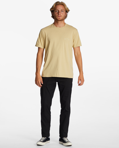 1 Mesa Wavewash - T-shirt manches courtes pour Homme Jaune C1JE25BIP2 Billabong