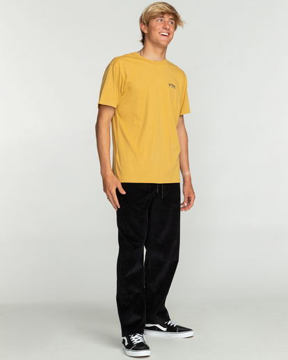 1 Arch Wave - Short Sleeve T-Shirt for Men Yellow C1SS65BIP2 Billabong