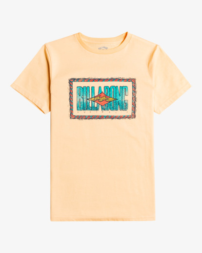 0 Retro Box - T-shirt manches courtes pour Garçon 8-16 ans Rose C2SS27BIP2 Billabong
