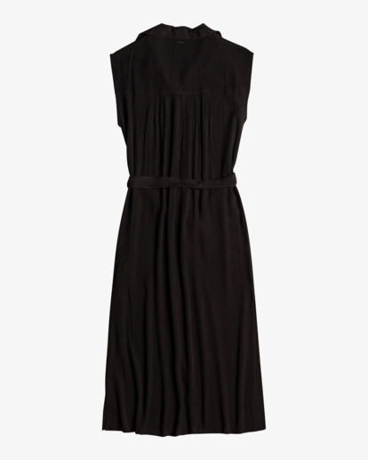 7 Little Flirt - Vestido camiseiro midi para Mulher Preto C3DR15BIP2 Billabong