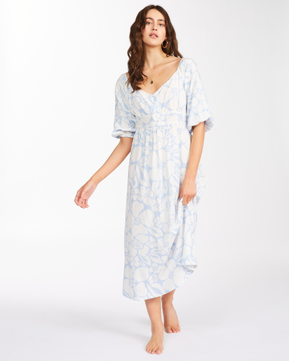 0 Salty Sea - Maxi Dress for Women Blue C3DR31BIP2 Billabong