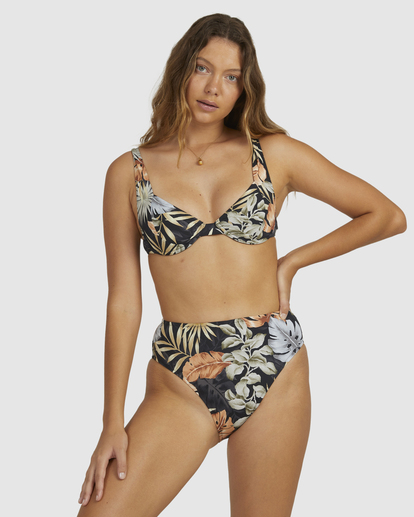 3 My Babylon - Bas de bikini High Maui Rider pour Femme Noir C3SB97BIP2 Billabong