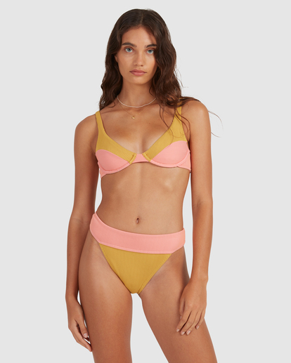 5 Hi Life Panelled - Panelled Underwired Bikini Top for Women Blue C3ST57BIP2 Billabong