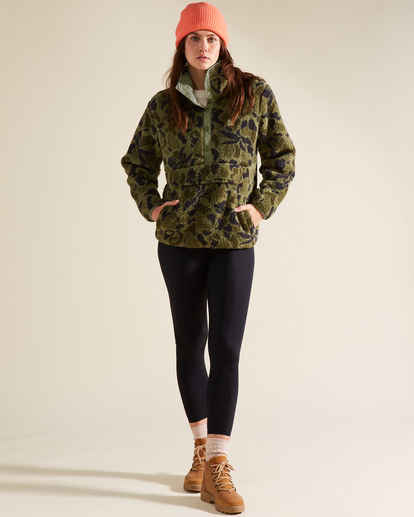 1 Switchback - Sweat pour Femme Marron C3WA02BIP2 Billabong