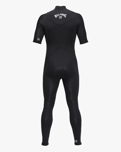 1 2/2mm Absolute - Springsuit de manga corta y cremallera frontal para Hombre Negro C42M58BIP2 Billabong