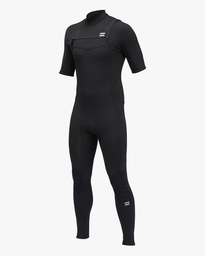 0 2/2mm Absolute - Springsuit de manga corta y cremallera frontal para Hombre Negro C42M58BIP2 Billabong