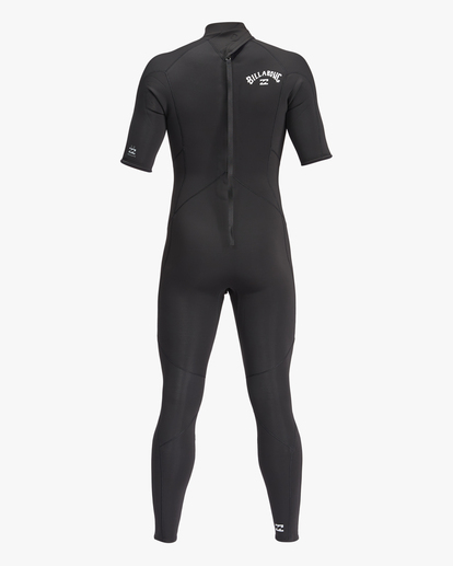 1 2/2mm Absolute - Springsuit de manga corta y cremallera posterior para Hombre Negro C42M66BIP2 Billabong