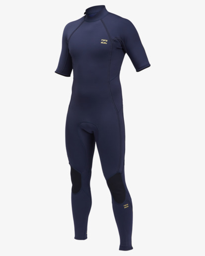 0 2/2mm Absolute - Springsuit met Korte Mouw en Achterrits voor Heren Blue C42M66BIP2 Billabong