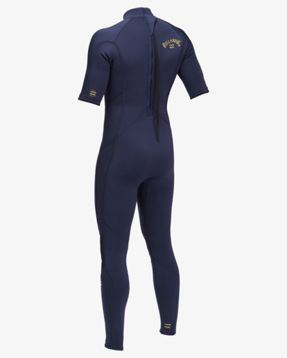 5 2/2mm Absolute - Springsuit met Korte Mouw en Achterrits voor Heren Blue C42M66BIP2 Billabong